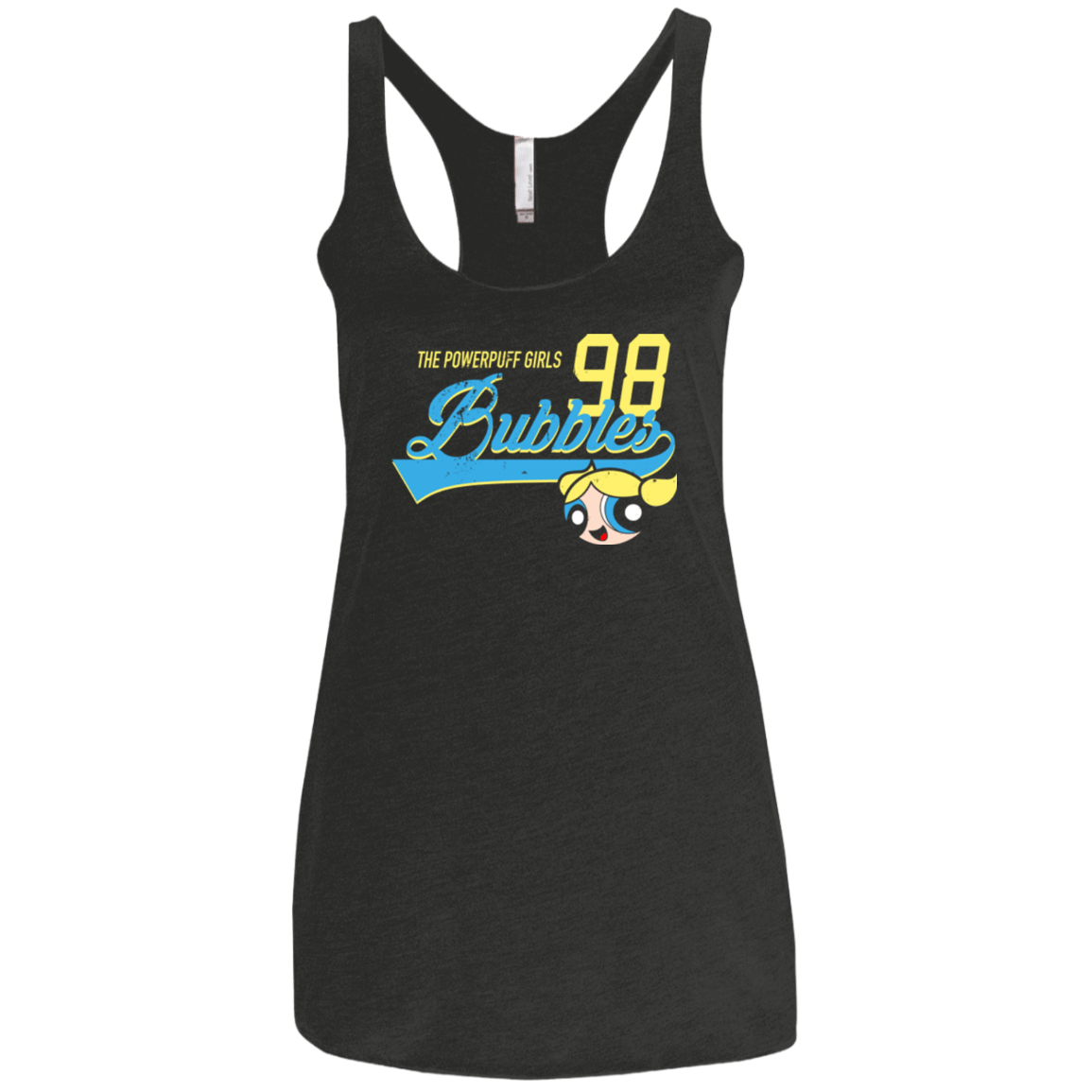 T-Shirts Vintage Black / X-Small Bubbles Women's Triblend Racerback Tank