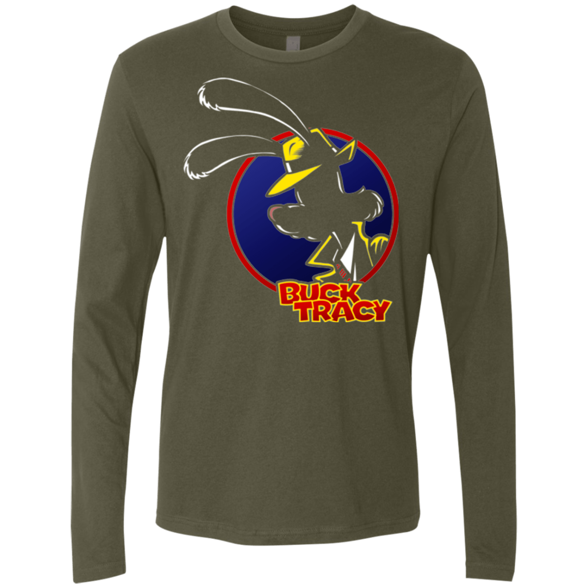 T-Shirts Military Green / S Buck Tracy Men's Premium Long Sleeve