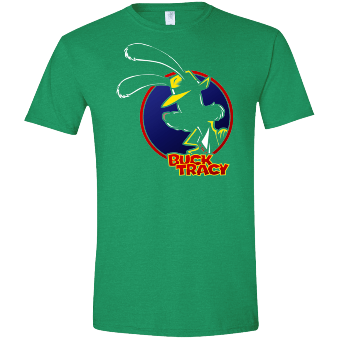 T-Shirts Heather Irish Green / S Buck Tracy Men's Semi-Fitted Softstyle