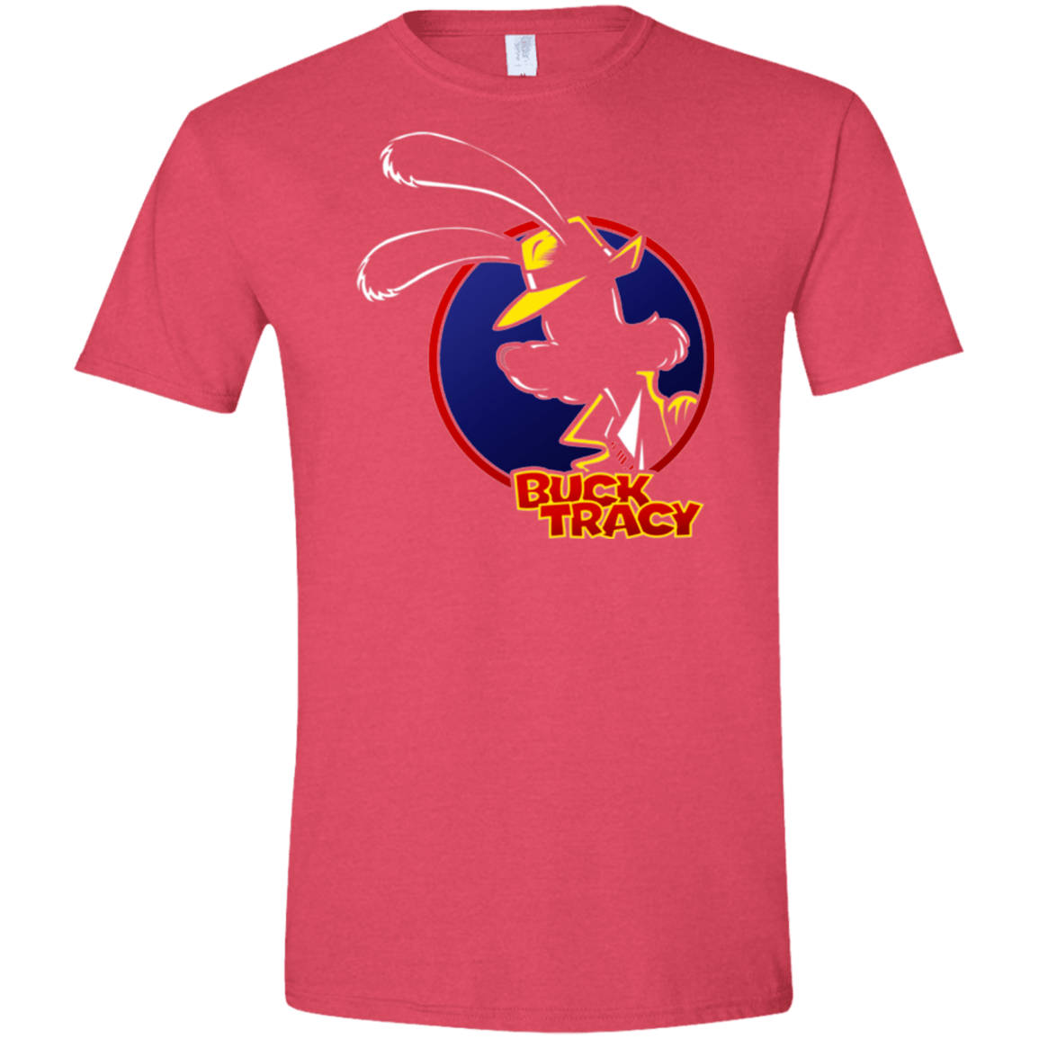 T-Shirts Heather Red / S Buck Tracy Men's Semi-Fitted Softstyle