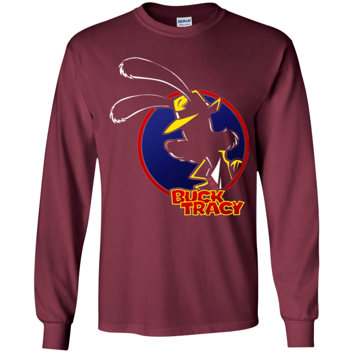 T-Shirts Maroon / YS Buck Tracy Youth Long Sleeve T-Shirt