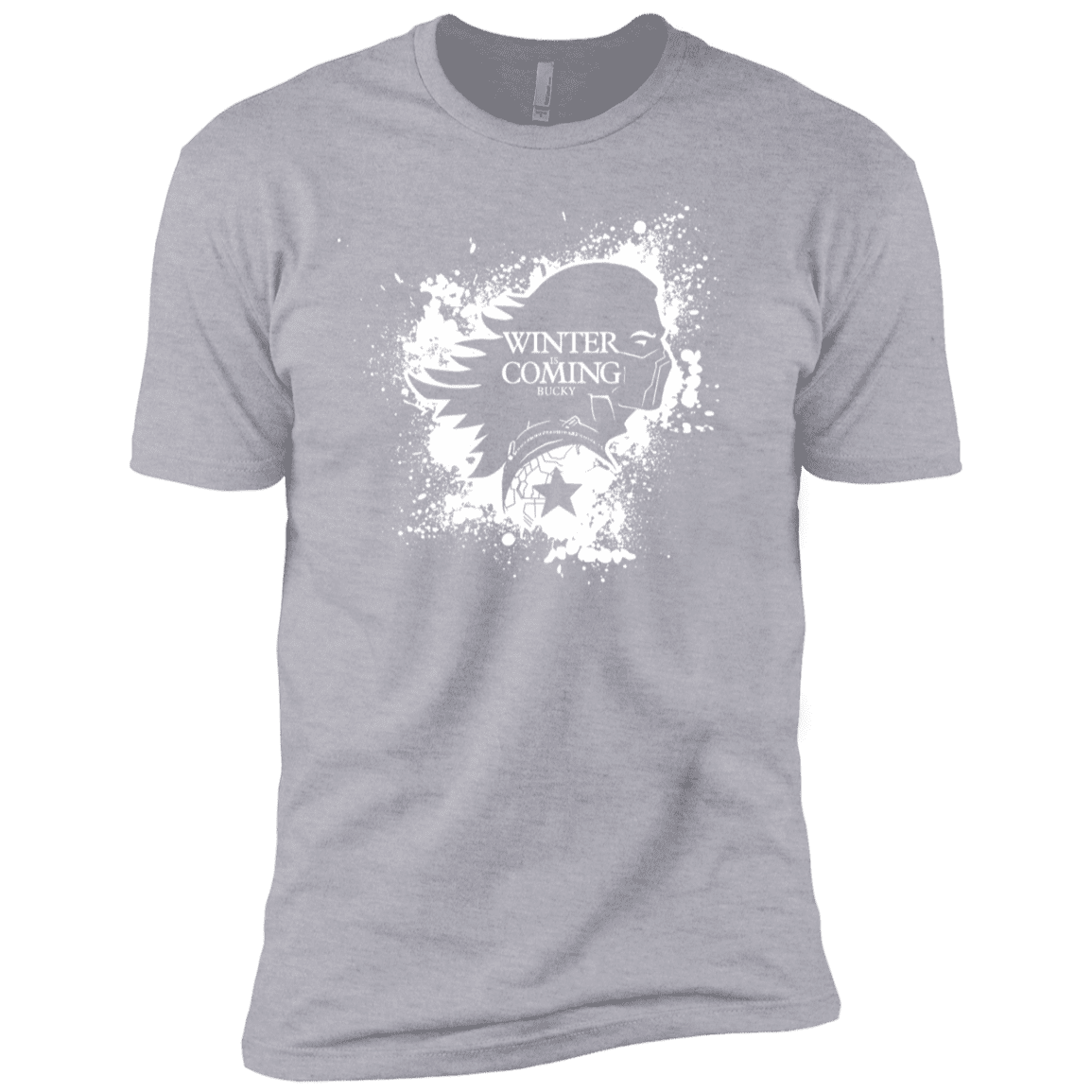 T-Shirts Heather Grey / YXS Bucky Black Boys Premium T-Shirt