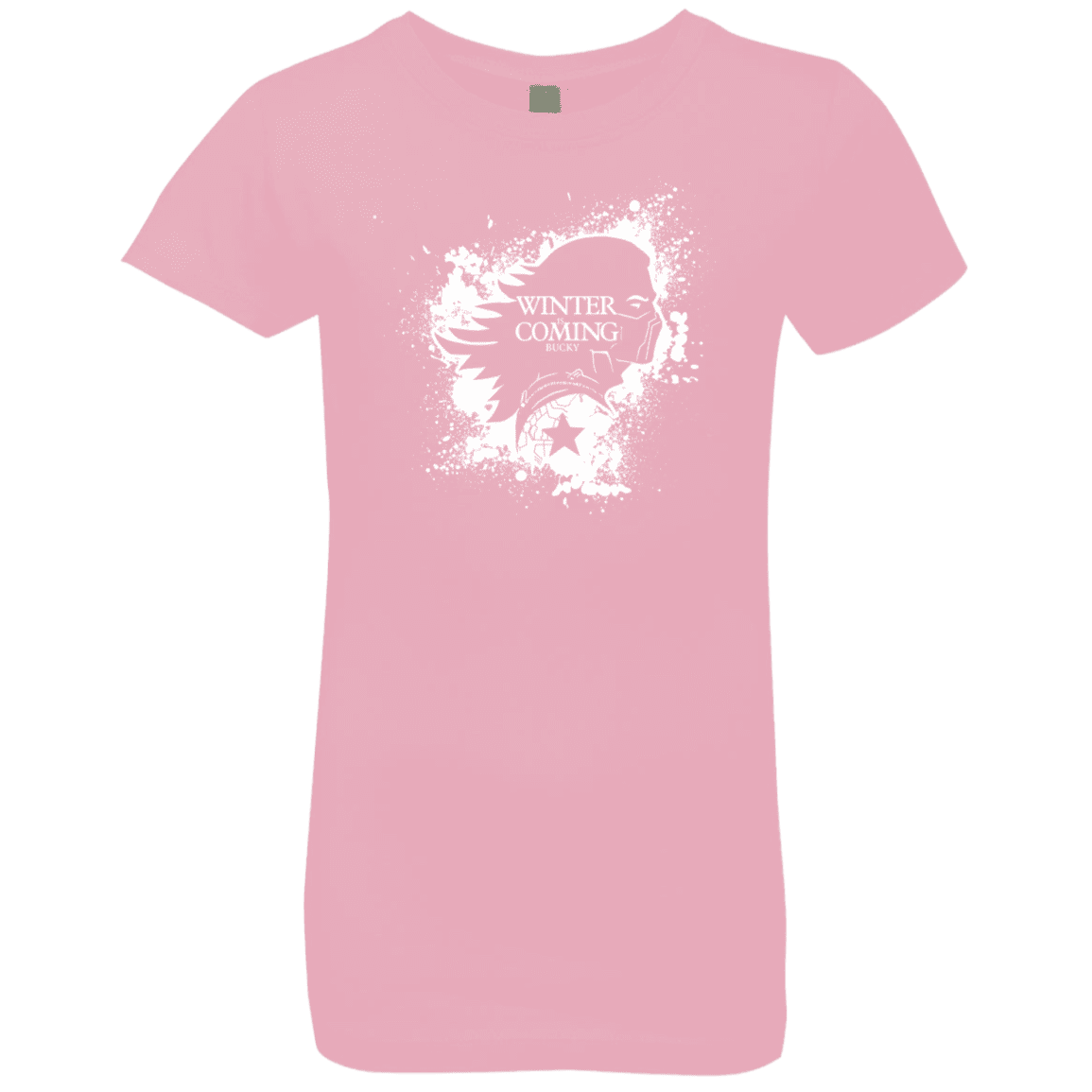 T-Shirts Light Pink / YXS Bucky Black Girls Premium T-Shirt