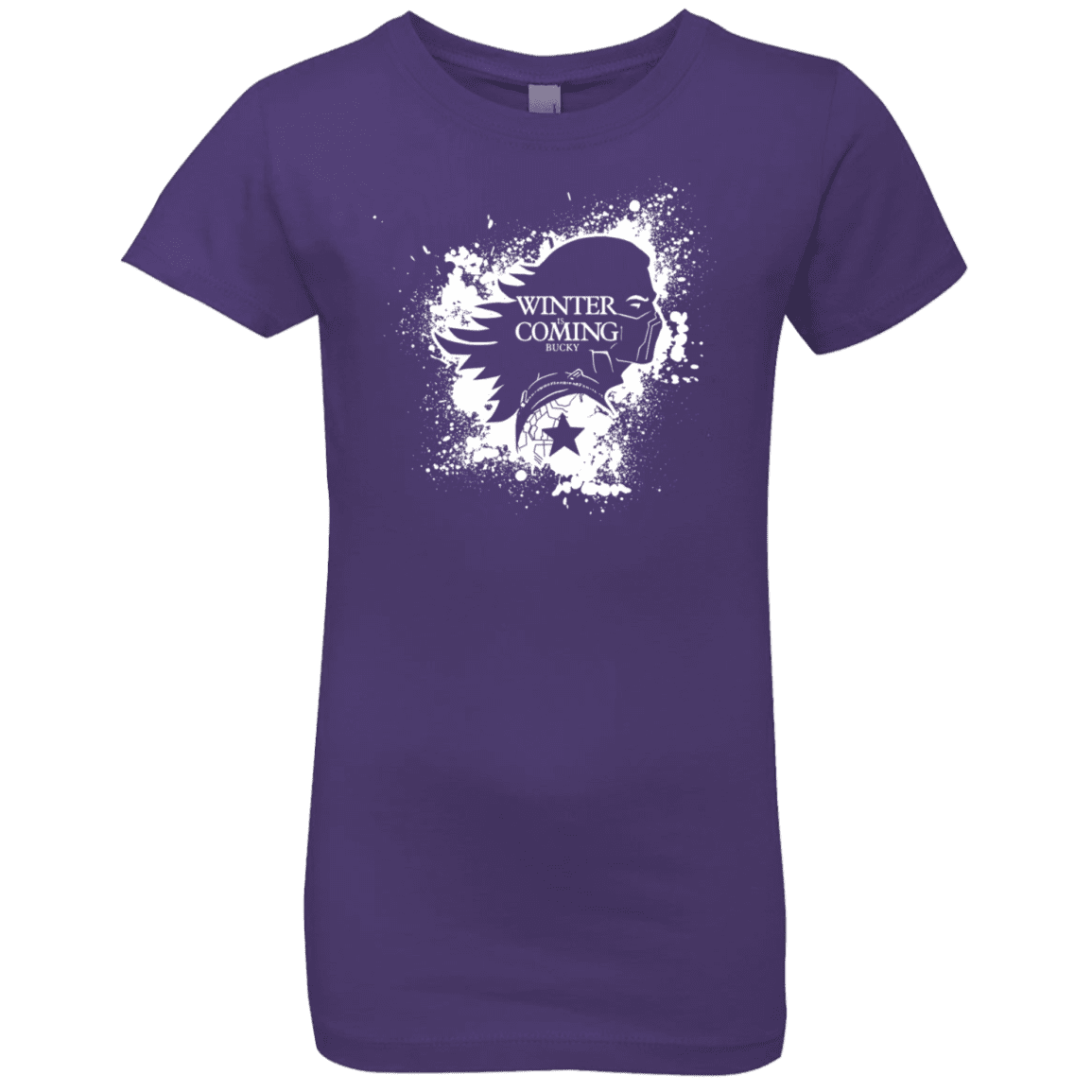 T-Shirts Purple Rush / YXS Bucky Black Girls Premium T-Shirt