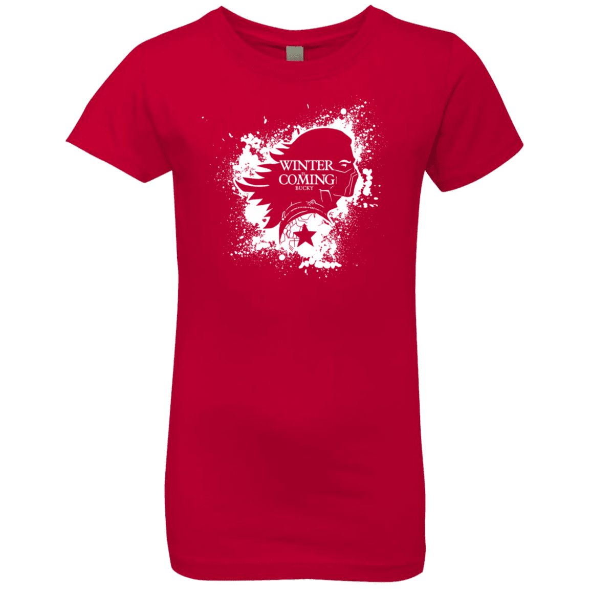 T-Shirts Red / YXS Bucky Black Girls Premium T-Shirt