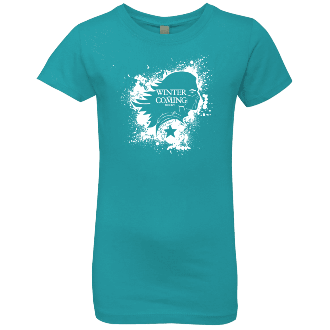 T-Shirts Tahiti Blue / YXS Bucky Black Girls Premium T-Shirt