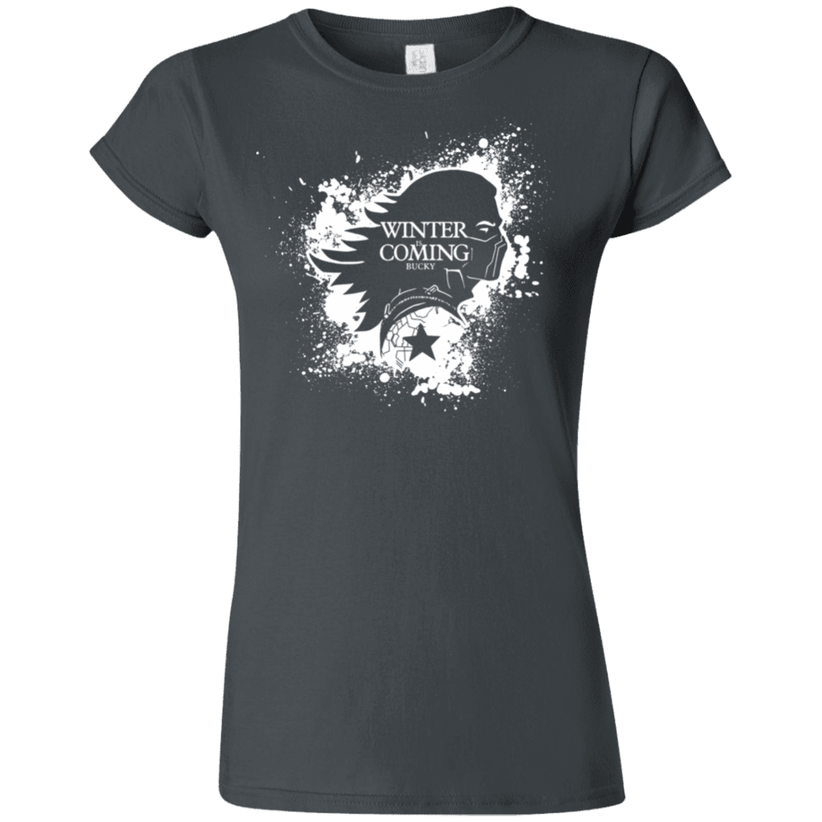 T-Shirts Charcoal / S Bucky Black Junior Slimmer-Fit T-Shirt