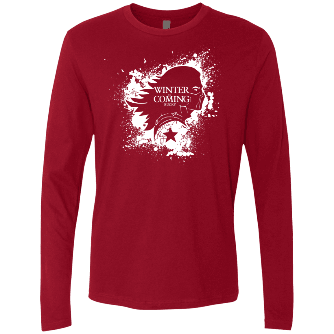 T-Shirts Cardinal / S Bucky Black Men's Premium Long Sleeve