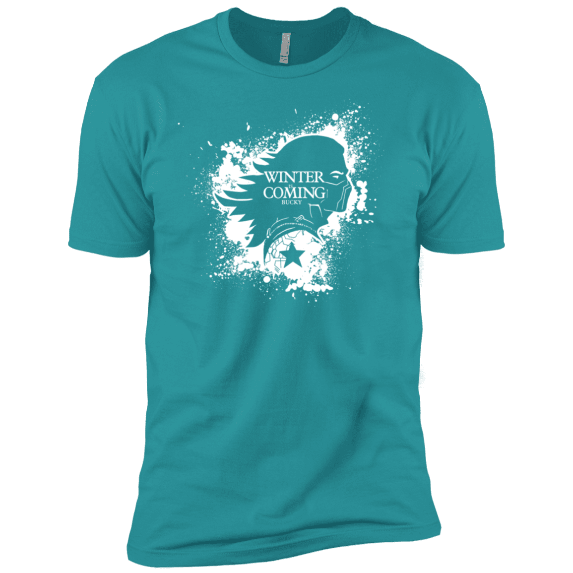 T-Shirts Tahiti Blue / X-Small Bucky Black Men's Premium T-Shirt