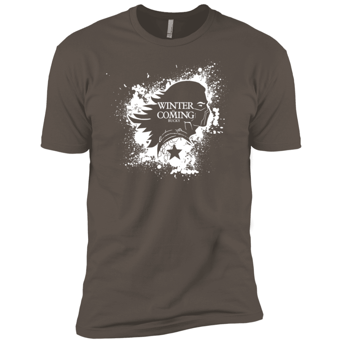 T-Shirts Warm Grey / X-Small Bucky Black Men's Premium T-Shirt