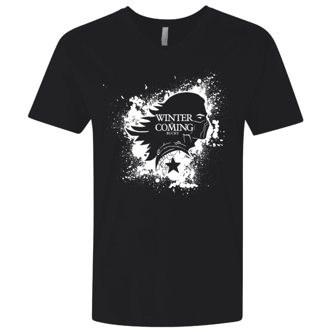 T-Shirts Black / X-Small Bucky Black Men's Premium V-Neck