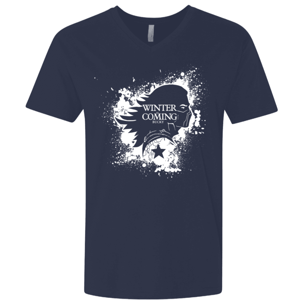 T-Shirts Midnight Navy / X-Small Bucky Black Men's Premium V-Neck