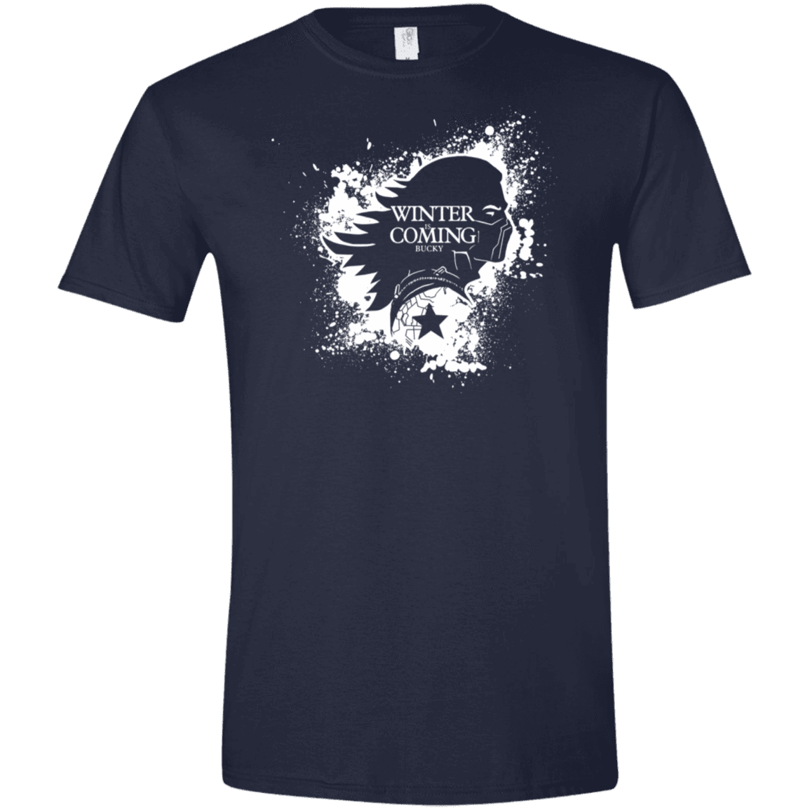 T-Shirts Navy / X-Small Bucky Black Men's Semi-Fitted Softstyle