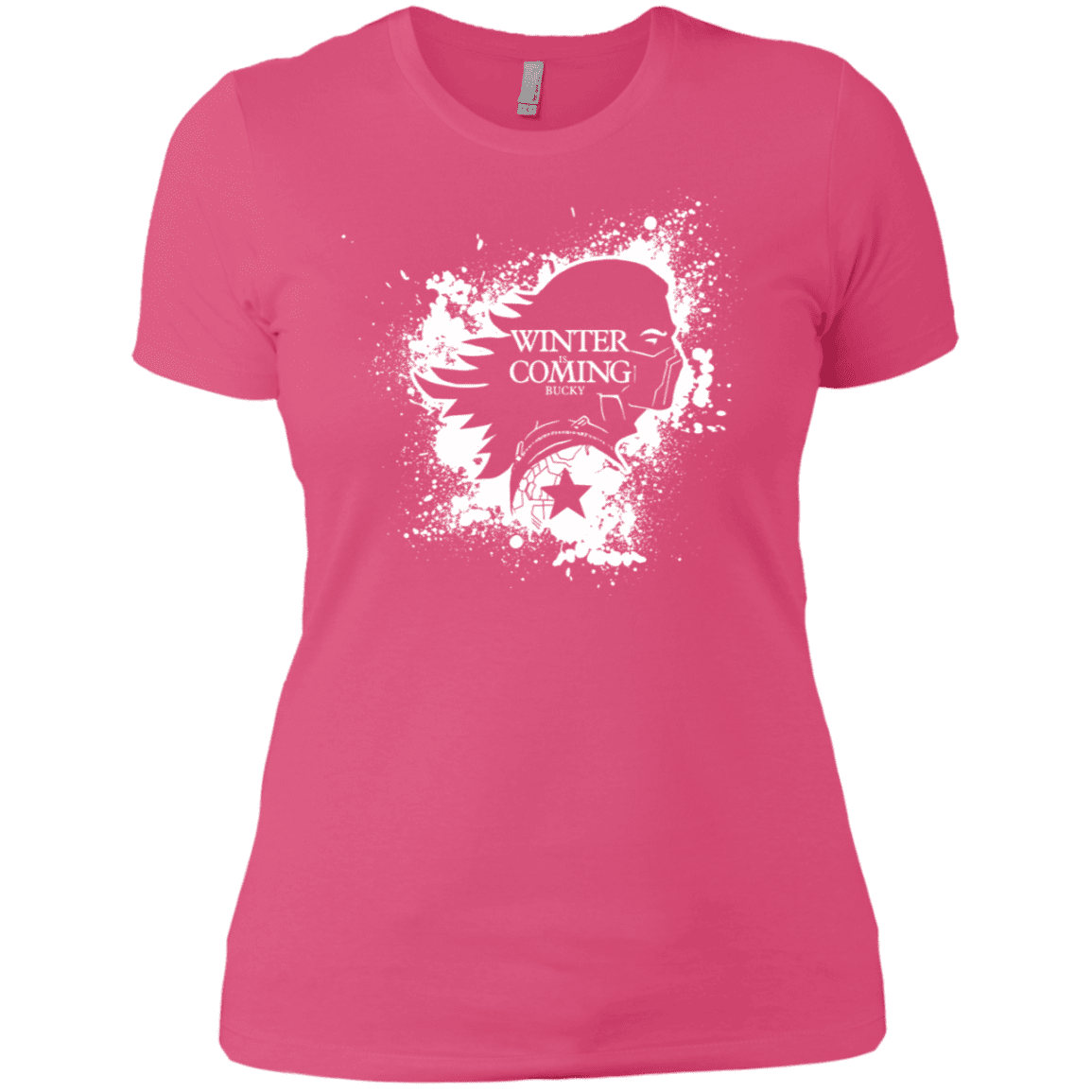T-Shirts Hot Pink / X-Small Bucky Black Women's Premium T-Shirt