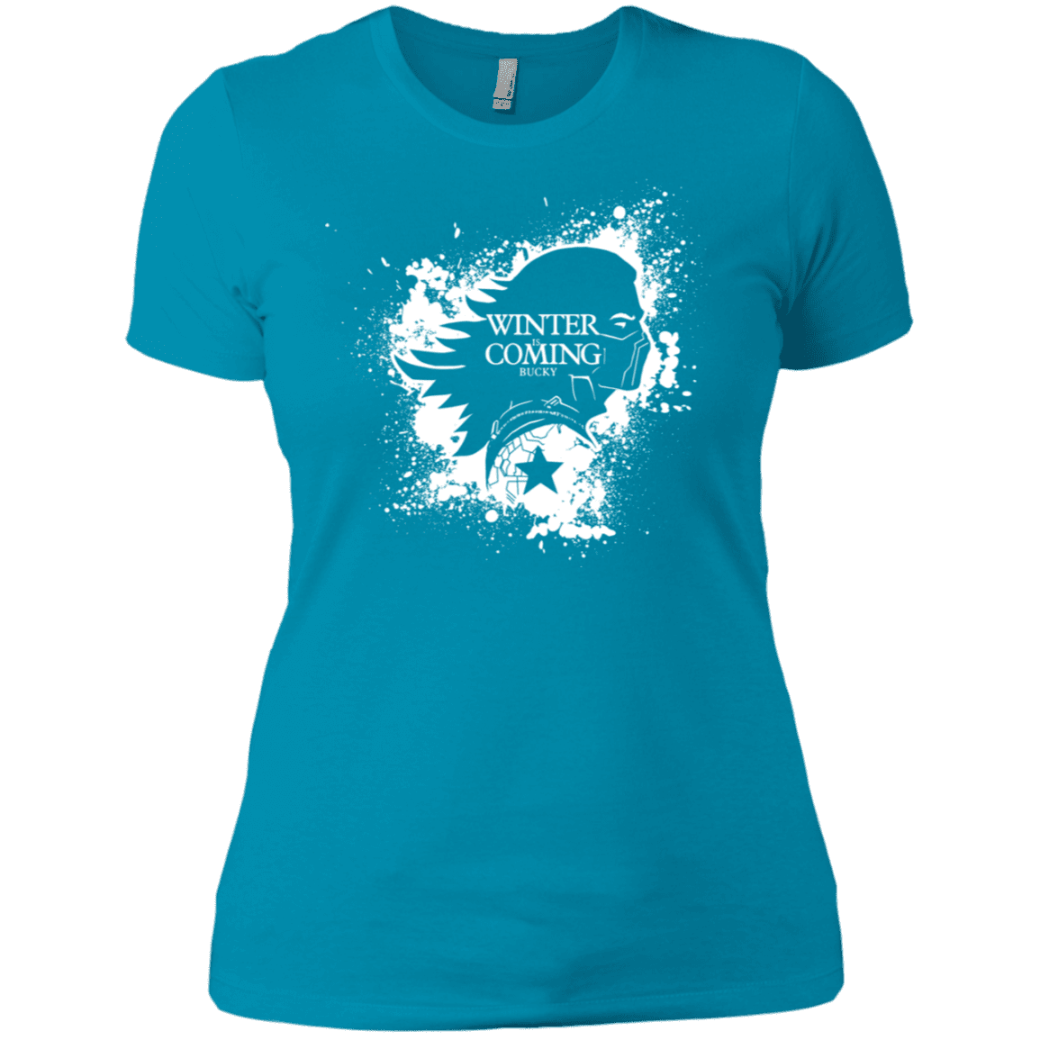 T-Shirts Turquoise / X-Small Bucky Black Women's Premium T-Shirt