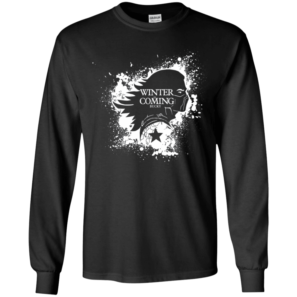 T-Shirts Black / YS Bucky Black Youth Long Sleeve T-Shirt