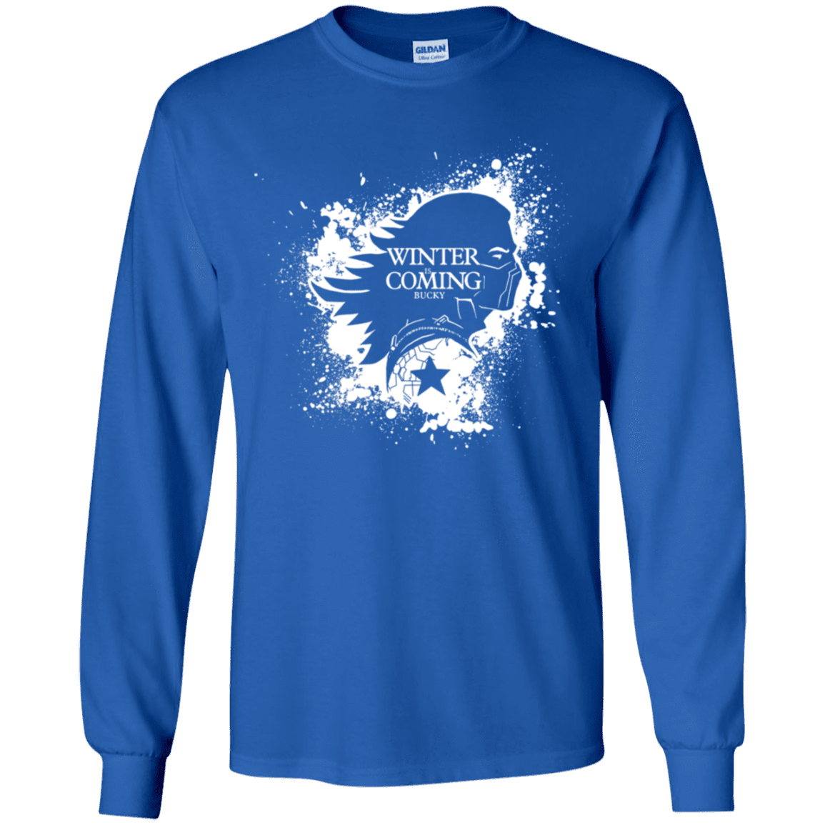 T-Shirts Royal / YS Bucky Black Youth Long Sleeve T-Shirt