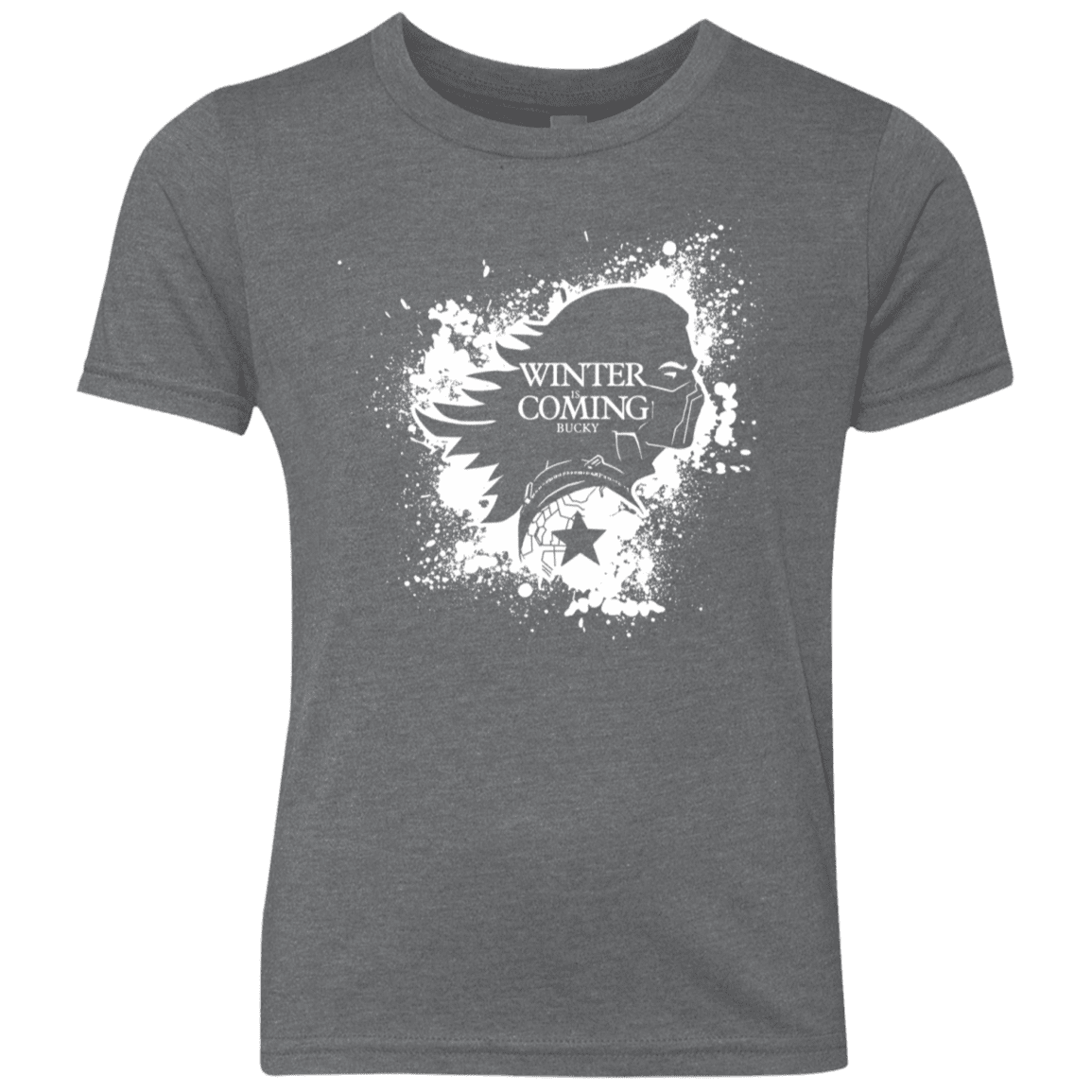 T-Shirts Premium Heather / YXS Bucky Black Youth Triblend T-Shirt