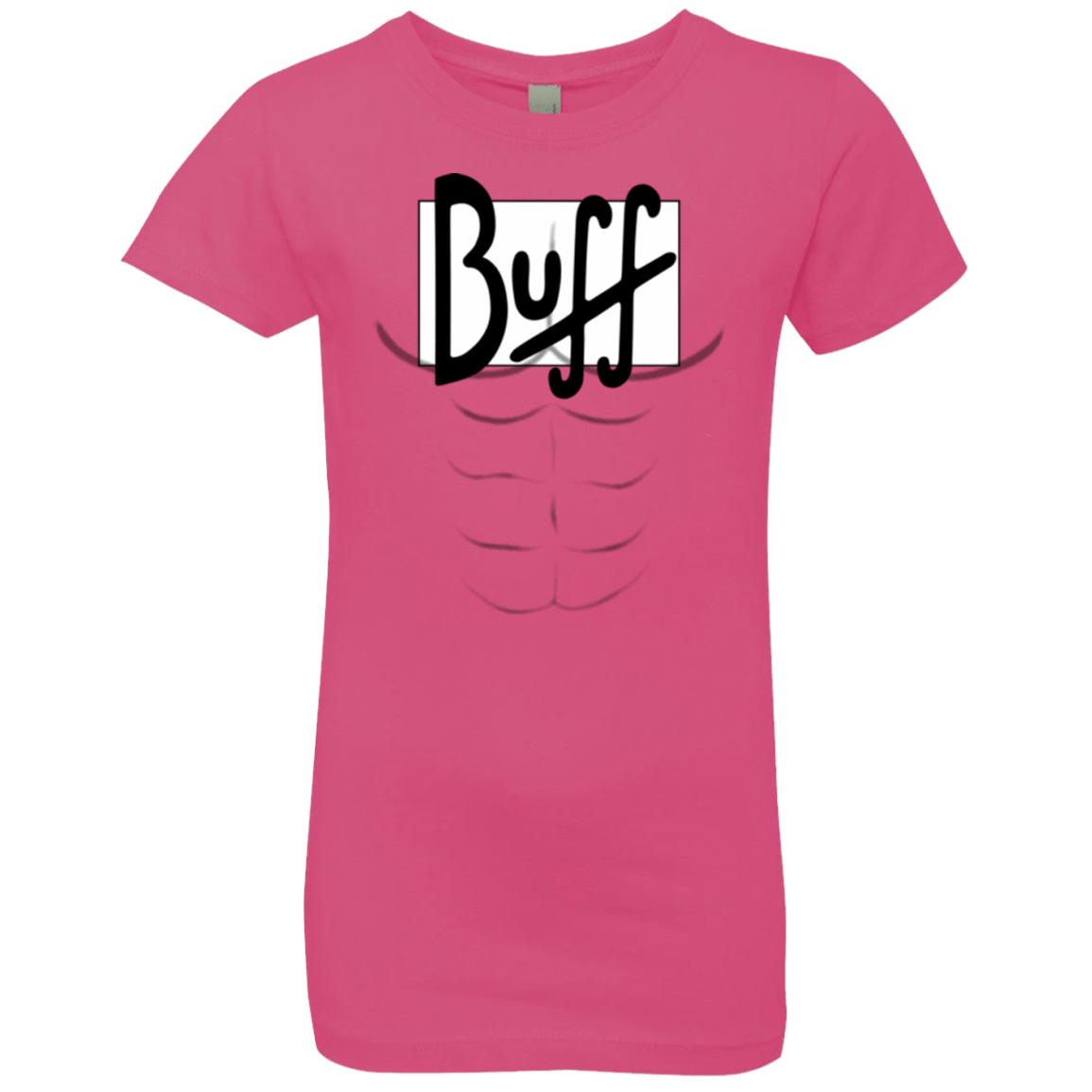 T-Shirts Hot Pink / YXS Buff Girls Premium T-Shirt