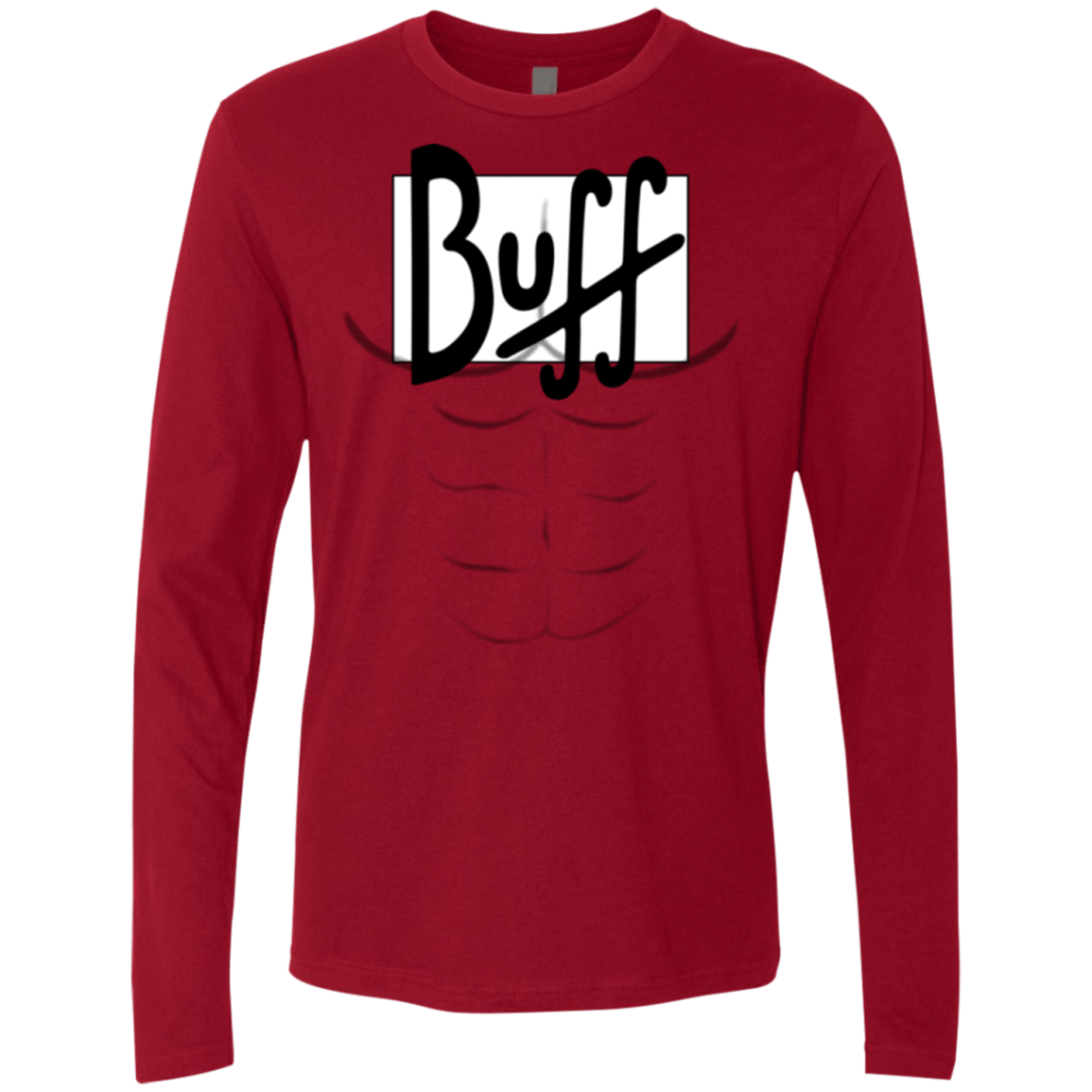T-Shirts Cardinal / Small Buff Men's Premium Long Sleeve