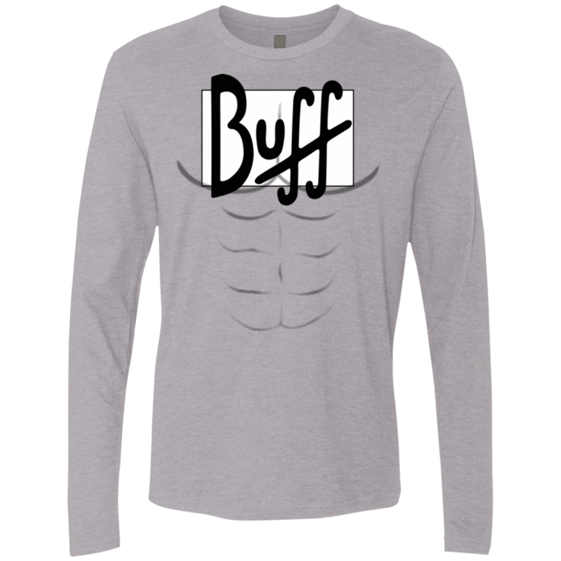 T-Shirts Heather Grey / Small Buff Men's Premium Long Sleeve