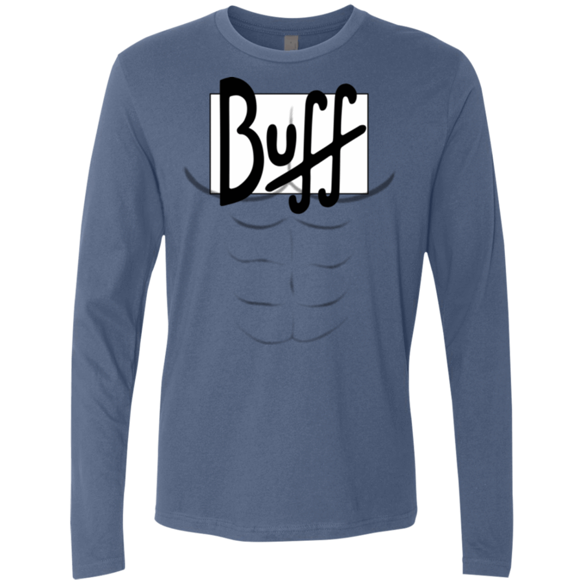 T-Shirts Indigo / Small Buff Men's Premium Long Sleeve