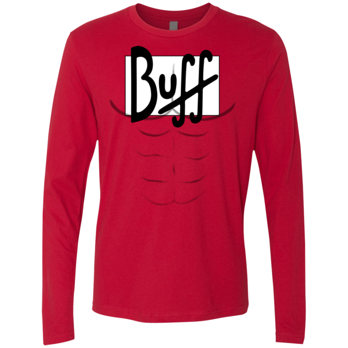 T-Shirts Red / Small Buff Men's Premium Long Sleeve
