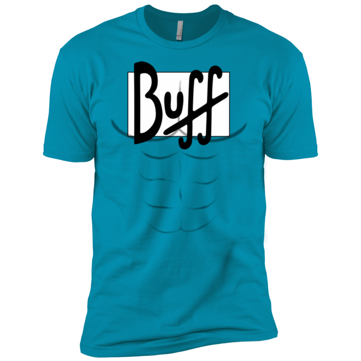 T-Shirts Turquoise / X-Small Buff Men's Premium T-Shirt
