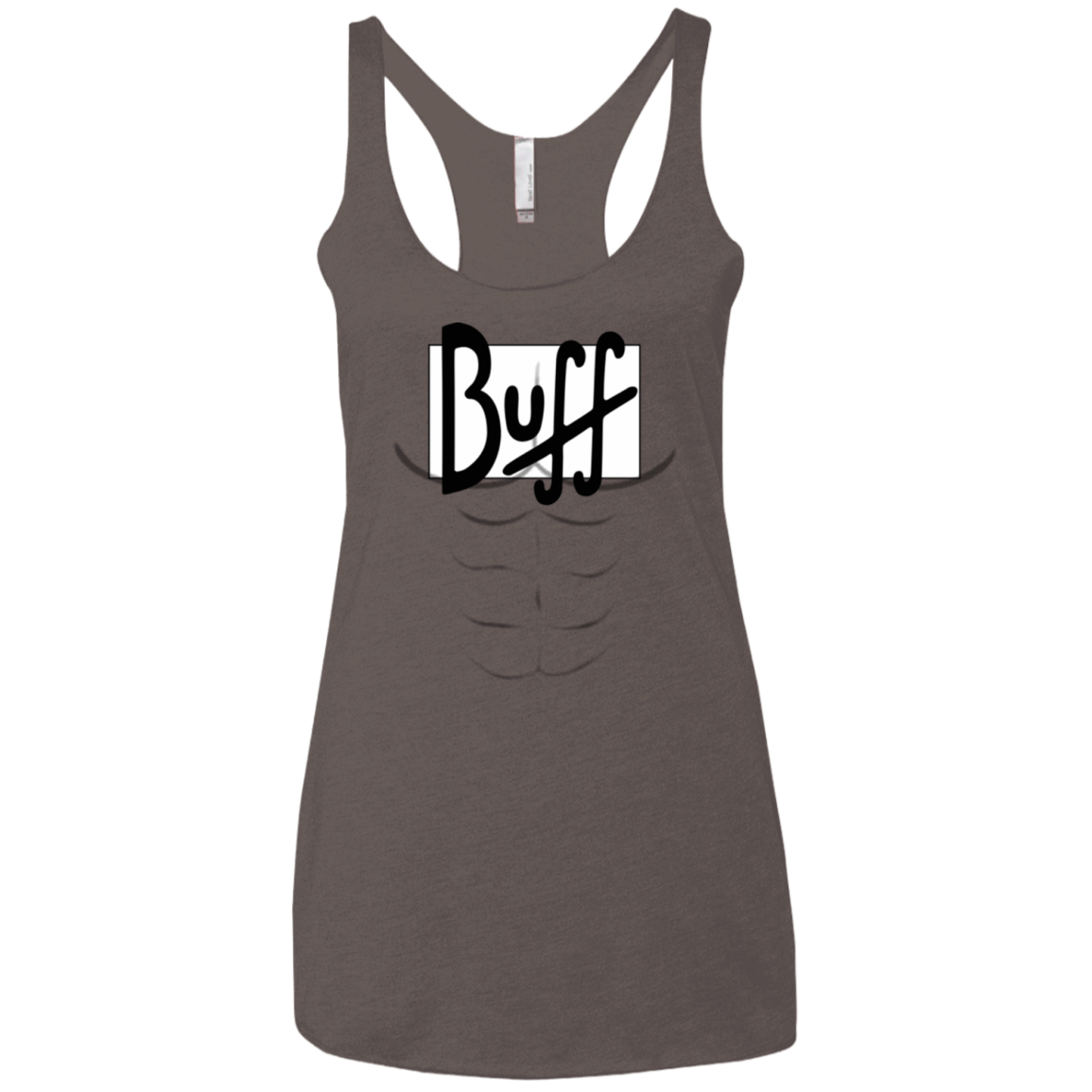 T-Shirts Macchiato / X-Small Buff Women's Triblend Racerback Tank