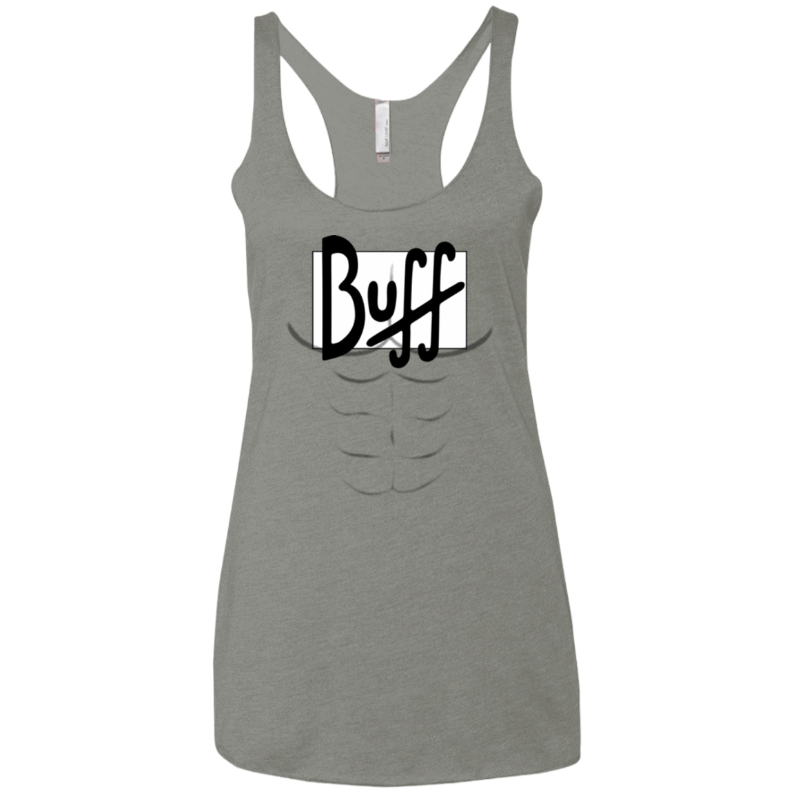 T-Shirts Venetian Grey / X-Small Buff Women's Triblend Racerback Tank