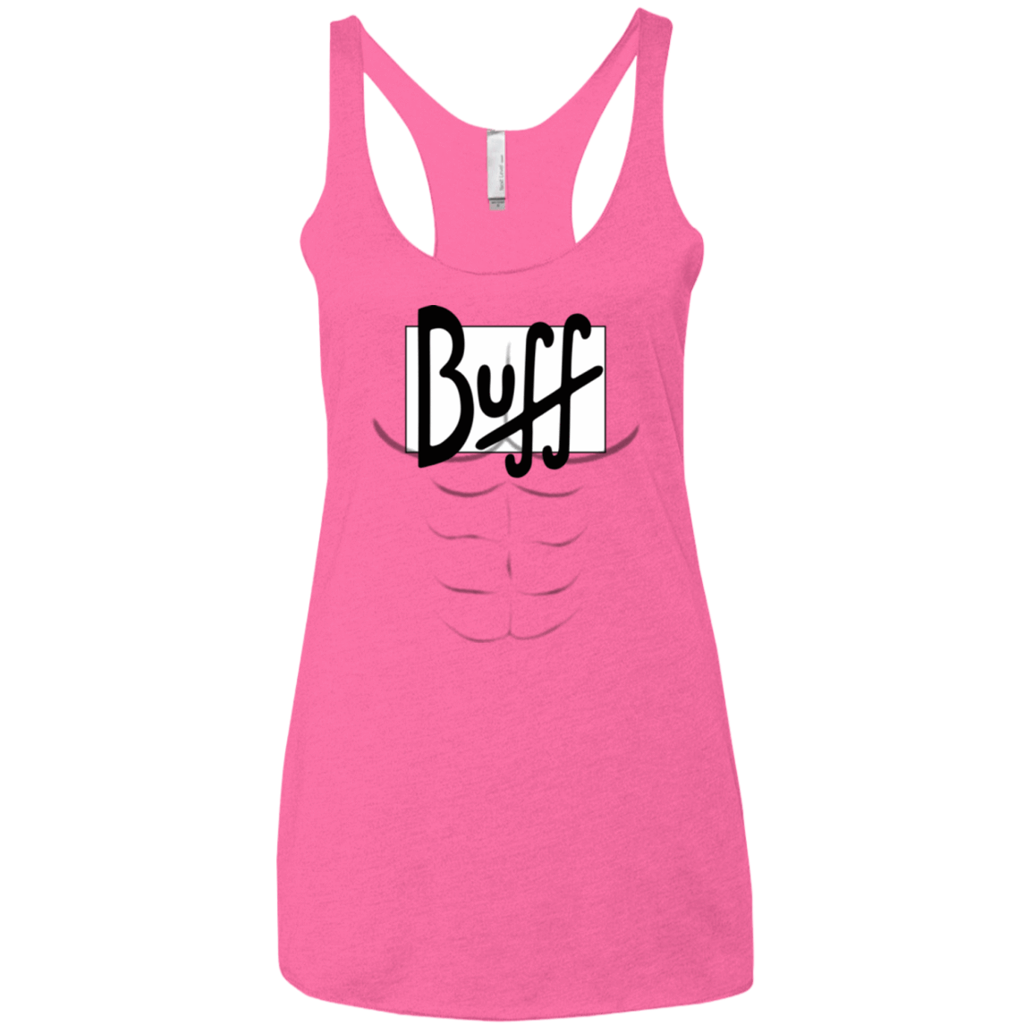 T-Shirts Vintage Pink / X-Small Buff Women's Triblend Racerback Tank