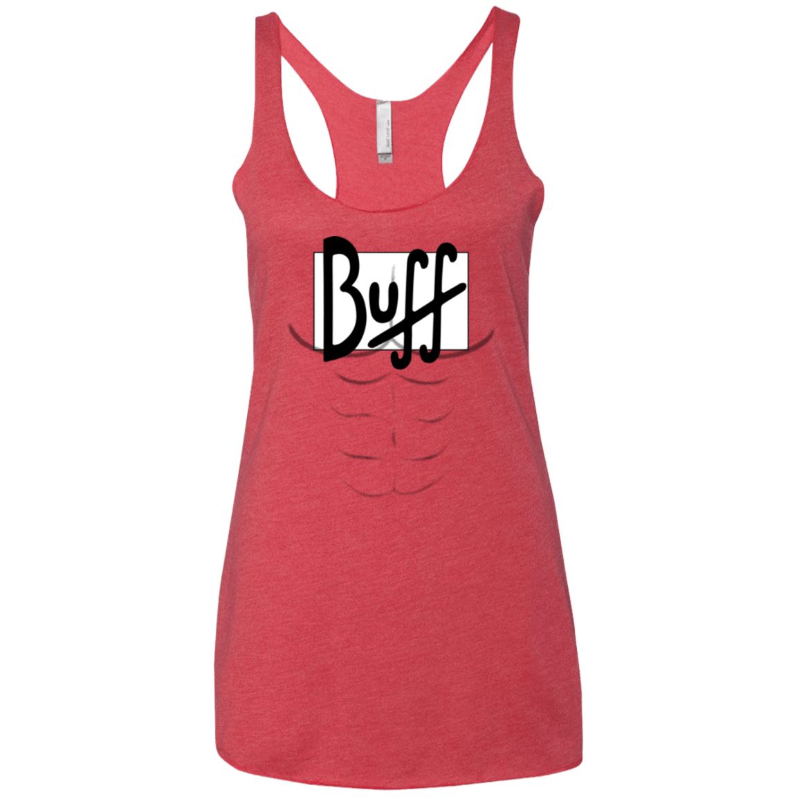 T-Shirts Vintage Red / X-Small Buff Women's Triblend Racerback Tank
