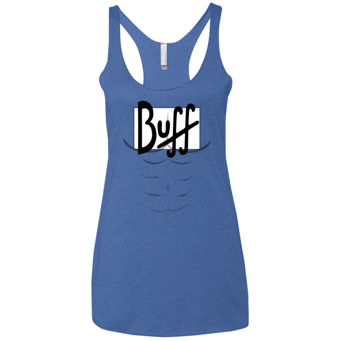 T-Shirts Vintage Royal / X-Small Buff Women's Triblend Racerback Tank