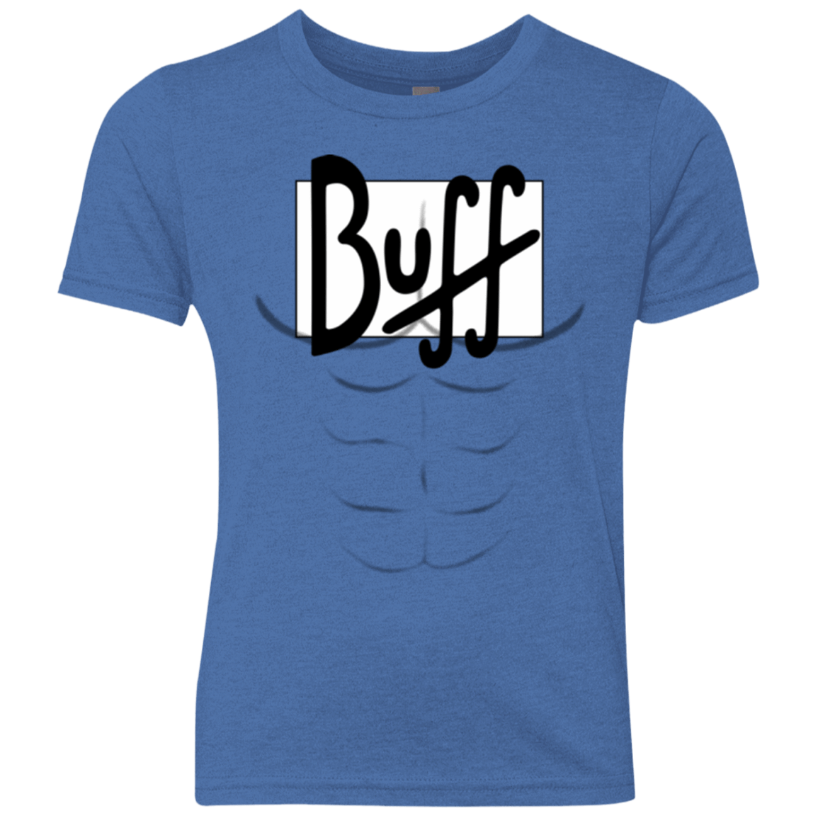 T-Shirts Vintage Royal / YXS Buff Youth Triblend T-Shirt