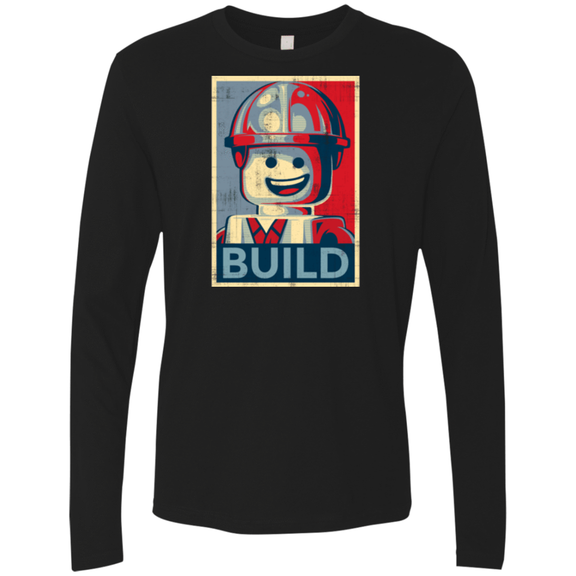 T-Shirts Black / Small Build Men's Premium Long Sleeve