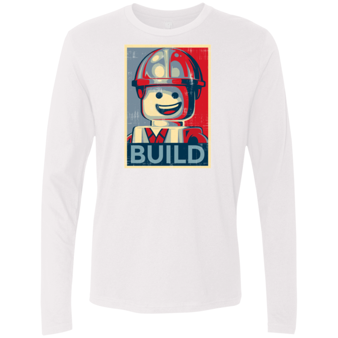 T-Shirts White / Small Build Men's Premium Long Sleeve