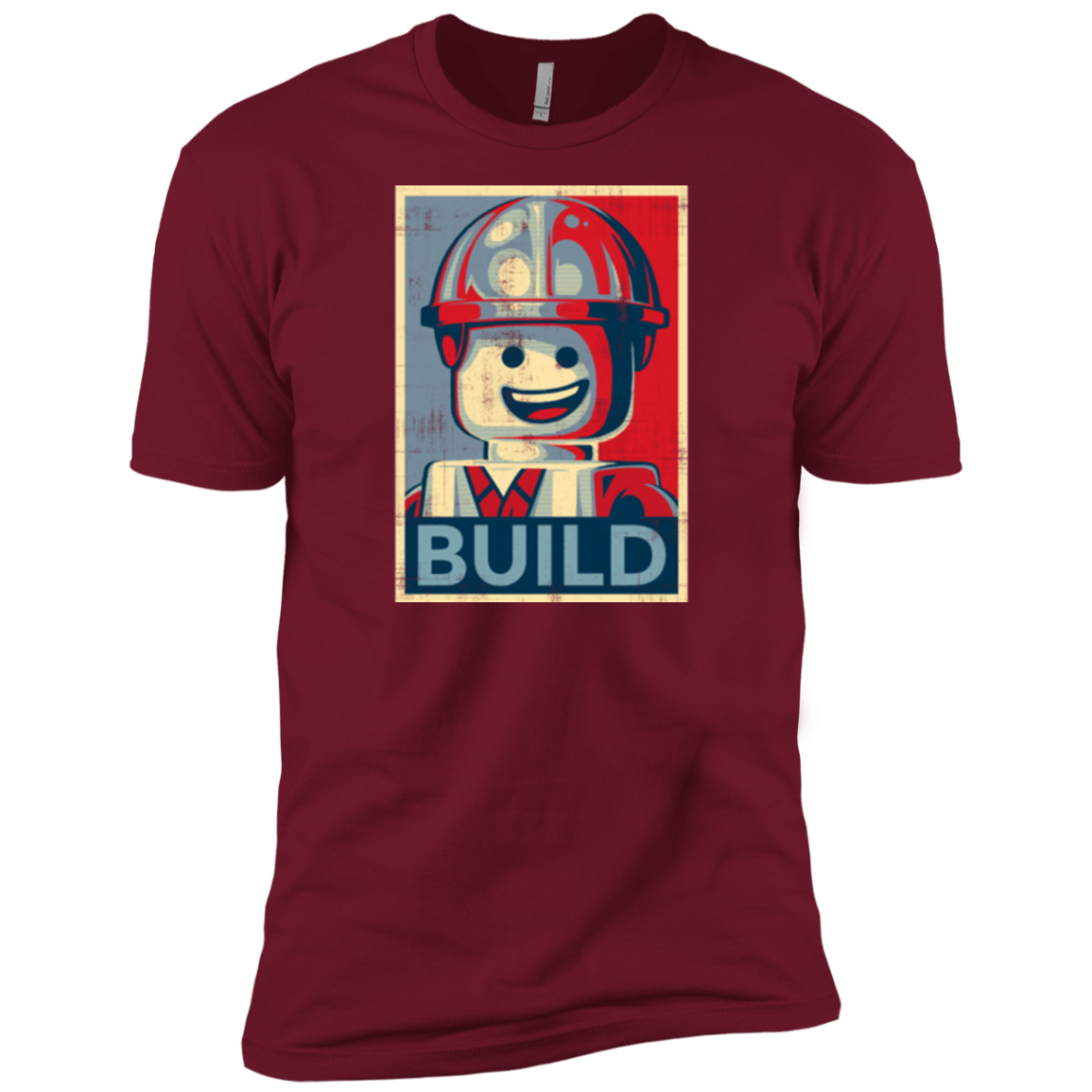 T-Shirts Cardinal / X-Small Build Men's Premium T-Shirt