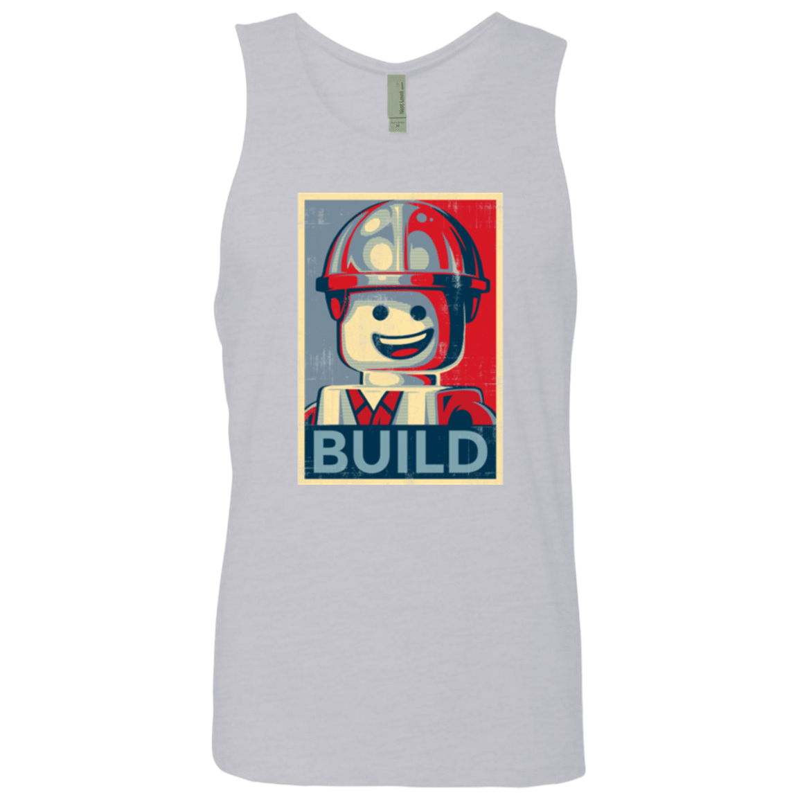T-Shirts Heather Grey / Small Build Men's Premium Tank Top