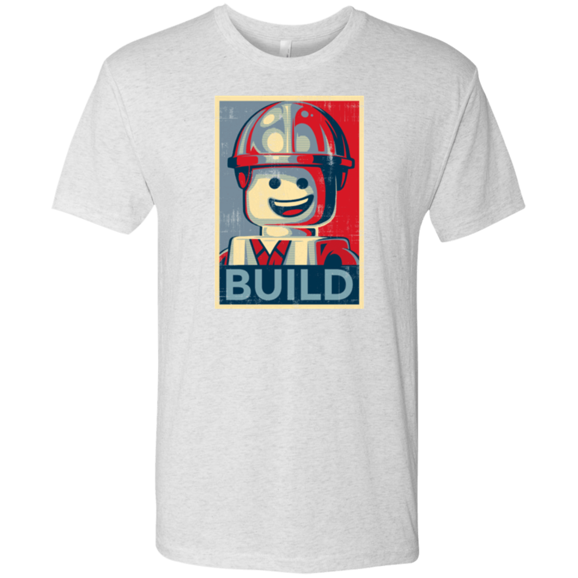 T-Shirts Heather White / Small Build Men's Triblend T-Shirt