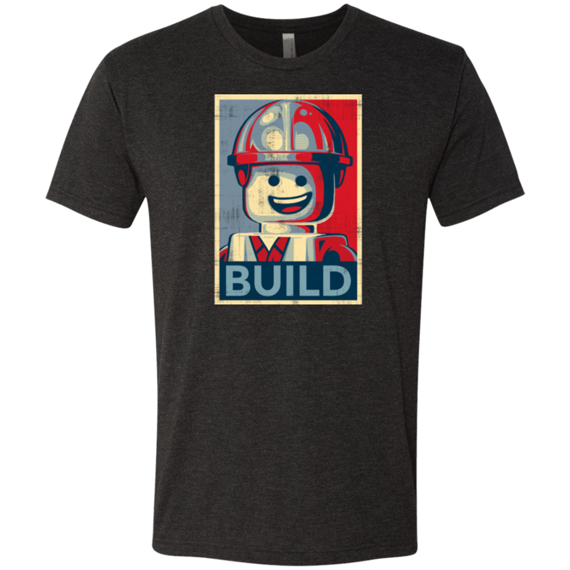 T-Shirts Vintage Black / Small Build Men's Triblend T-Shirt