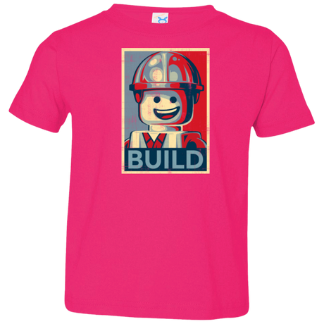 T-Shirts Hot Pink / 2T Build Toddler Premium T-Shirt
