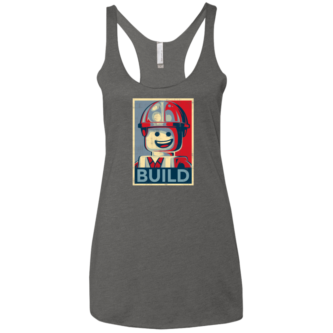 T-Shirts Premium Heather / X-Small Build Women's Triblend Racerback Tank