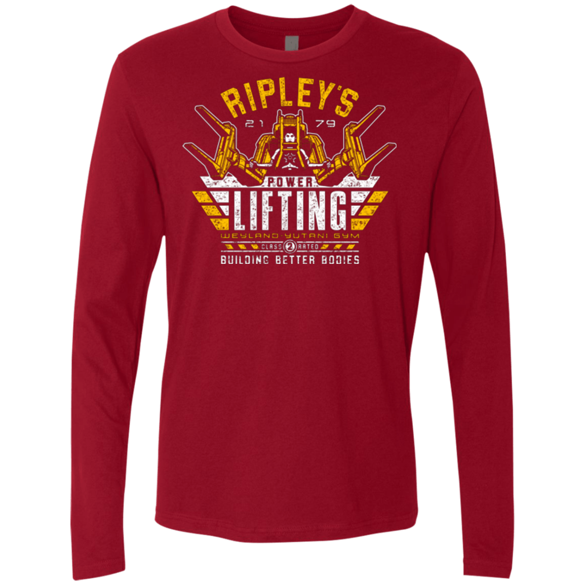 T-Shirts Cardinal / Small Building Better Worlds (1) Men's Premium Long Sleeve