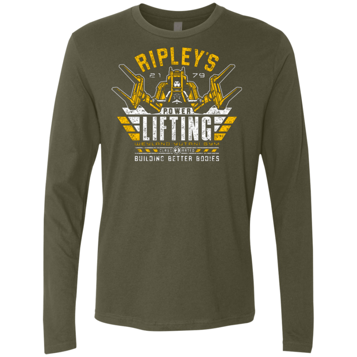 T-Shirts Military Green / Small Building Better Worlds (1) Men's Premium Long Sleeve