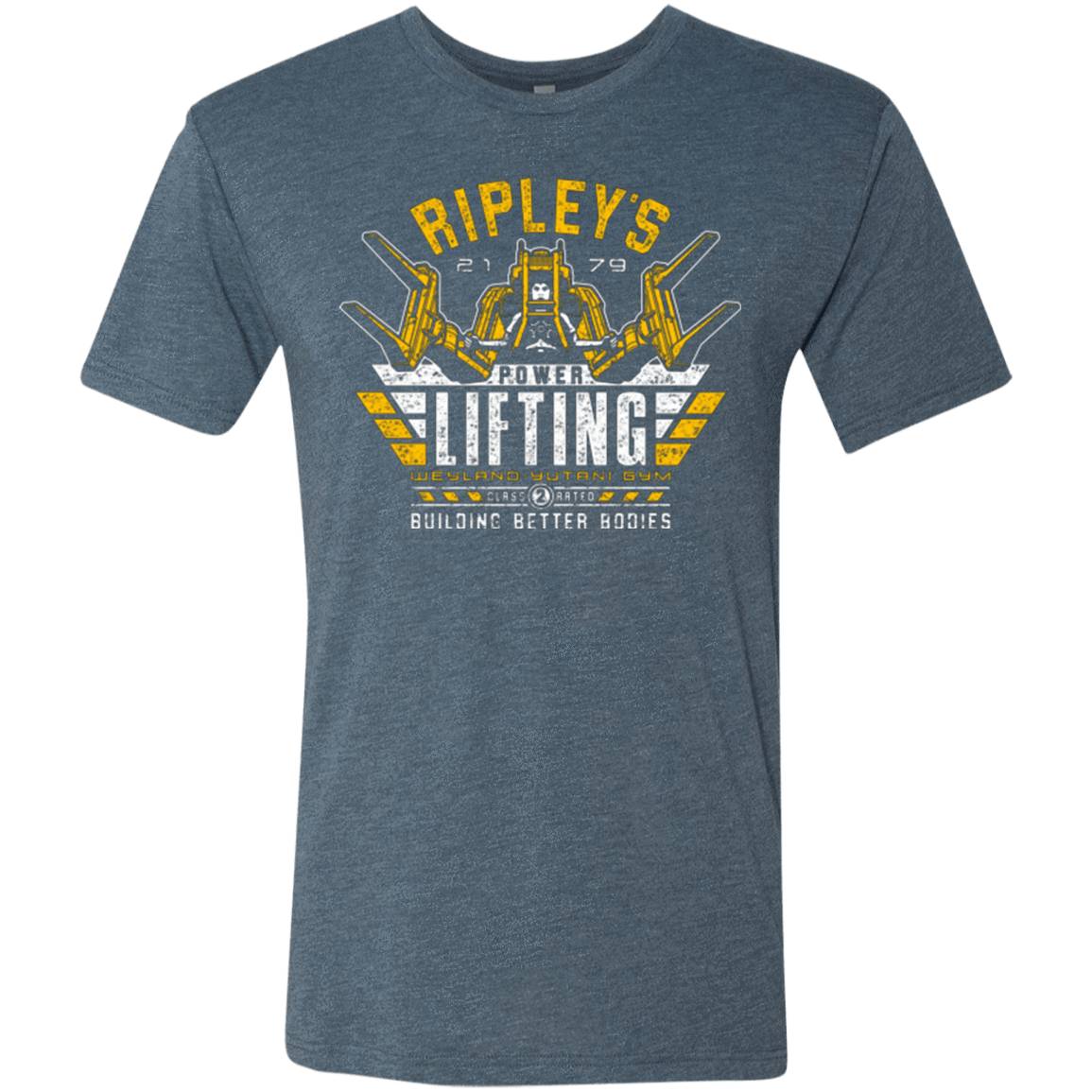 T-Shirts Indigo / Small Building Better Worlds (1) Men's Triblend T-Shirt