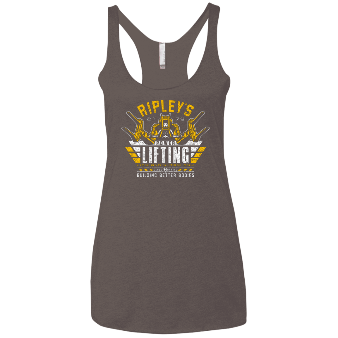 T-Shirts Macchiato / X-Small Building Better Worlds (1) Women's Triblend Racerback Tank