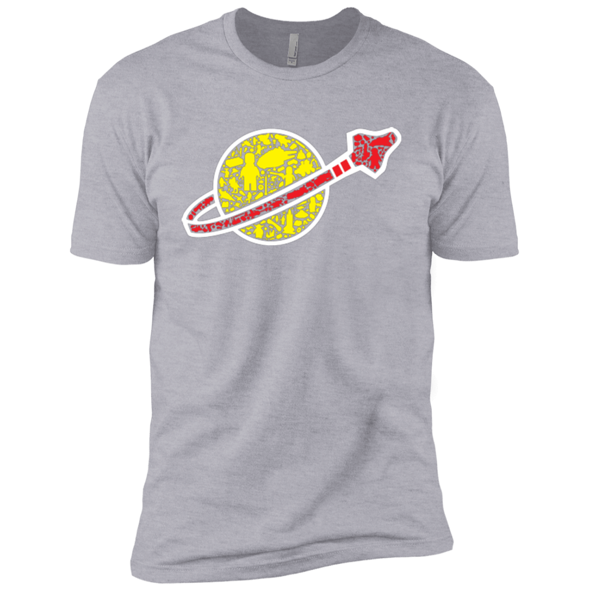 T-Shirts Heather Grey / YXS Building in Space Boys Premium T-Shirt