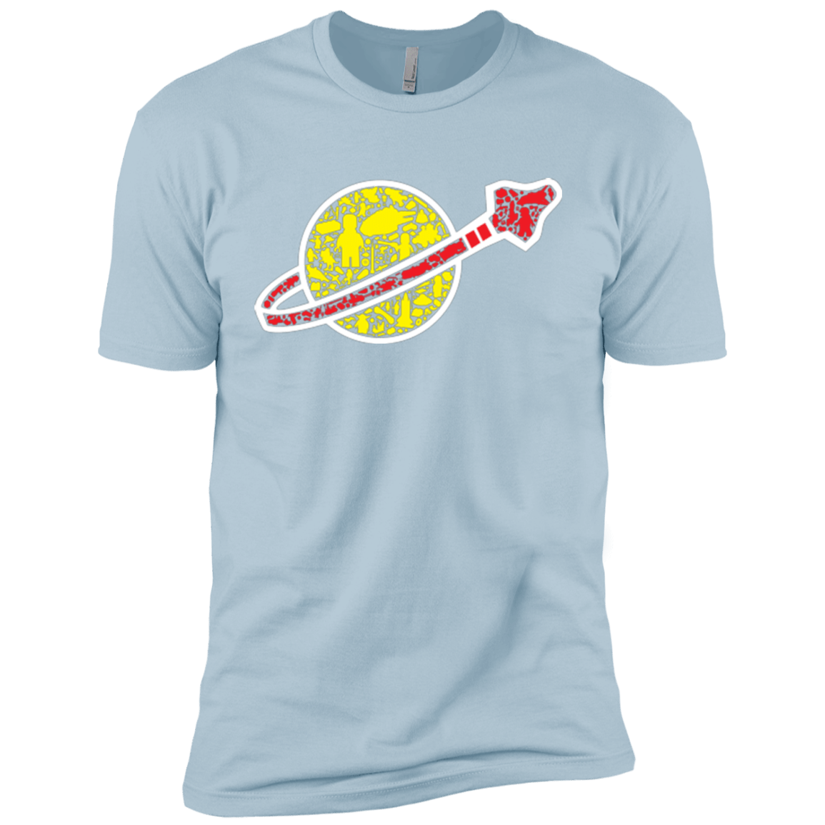 T-Shirts Light Blue / YXS Building in Space Boys Premium T-Shirt