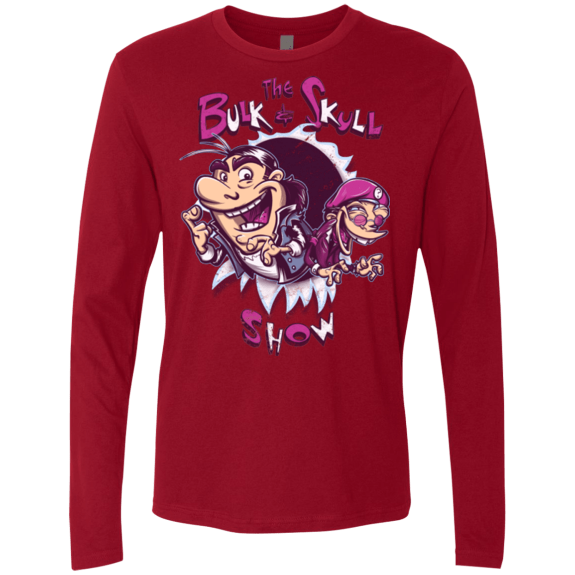 T-Shirts Cardinal / Small Bulk and Skull Show Men's Premium Long Sleeve