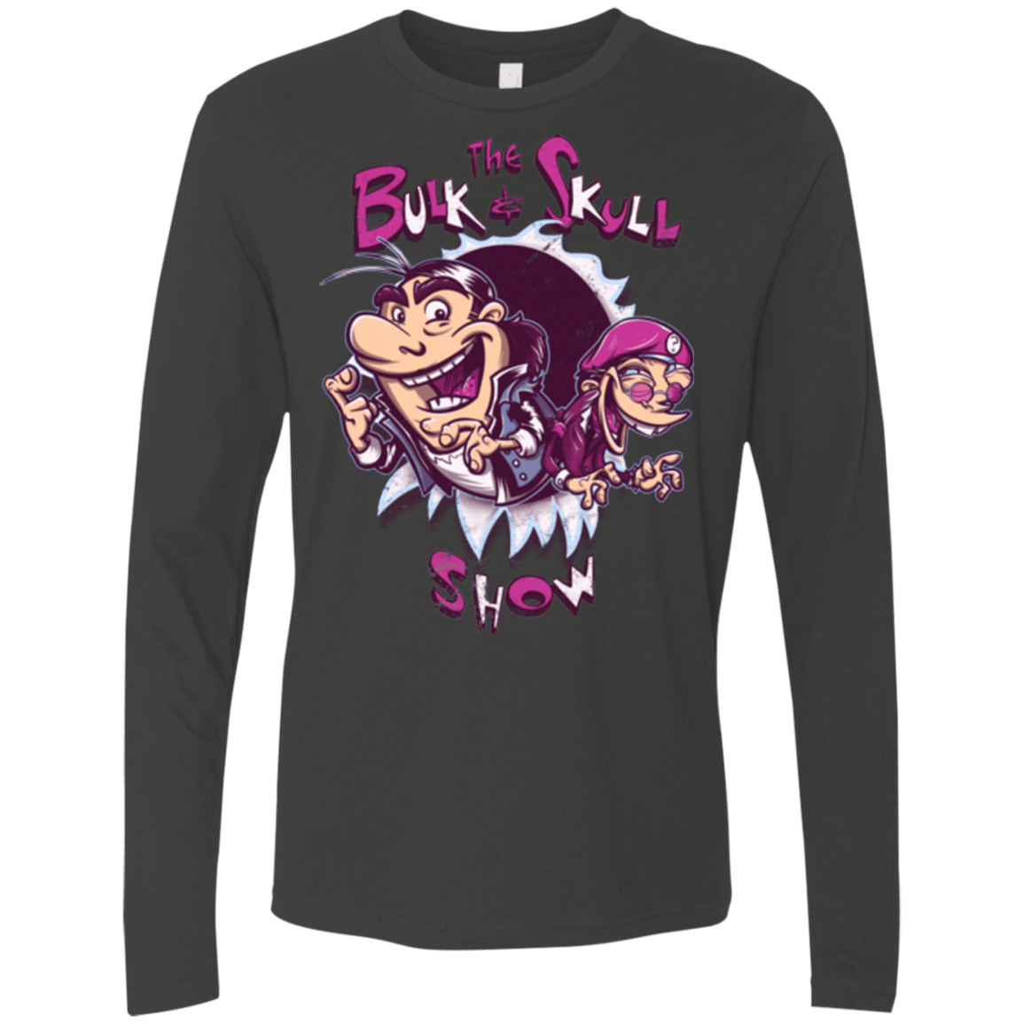 T-Shirts Heavy Metal / Small Bulk and Skull Show Men's Premium Long Sleeve